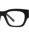 4G Black Square Eyeglasses