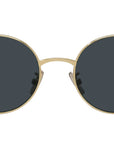 Signature Gold Oval Sunglasses