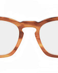 CELINE Thin Havana Geometric Eyeglasses