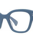 Boke Flower Blue Geometric Eyeglasses