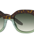 Sueno Green Geometric Sunglasses
