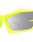 Giv Cut Yellow Geometric Sunglasses