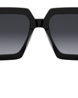Serpenti Black Geometric Sunglasses