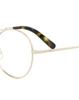 Mini CD O R6F Yellow Round Eyeglasses