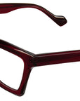 Crinkle Kreuz Crystal Burgundy