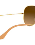 Aviator Gradient RB3025 112/M2 Gold Brown