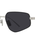 GV Speed Silver Square Sunglasses