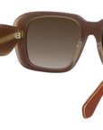 Signature Orange Square Sunglasses