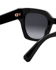 B.zero1 Black Geometric Sunglasses