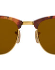 Clubmaster RB3016 1160 spotted brown havana