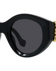 Anagram Black Round Sunglasses
