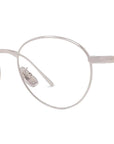 Slim Silver Round Sunglasses