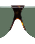 Slim Havana Mask Sunglasses