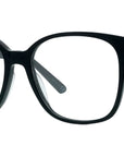 30MontaigneMiniO S2I Black Geometric Eyeglasses