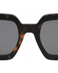 Triomphe Tortoise Square Sunglasses