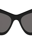 Triomphe Mini HD Black Cat Eye Sunglasses