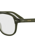 CELINE Thin Green Square Eyeglasses