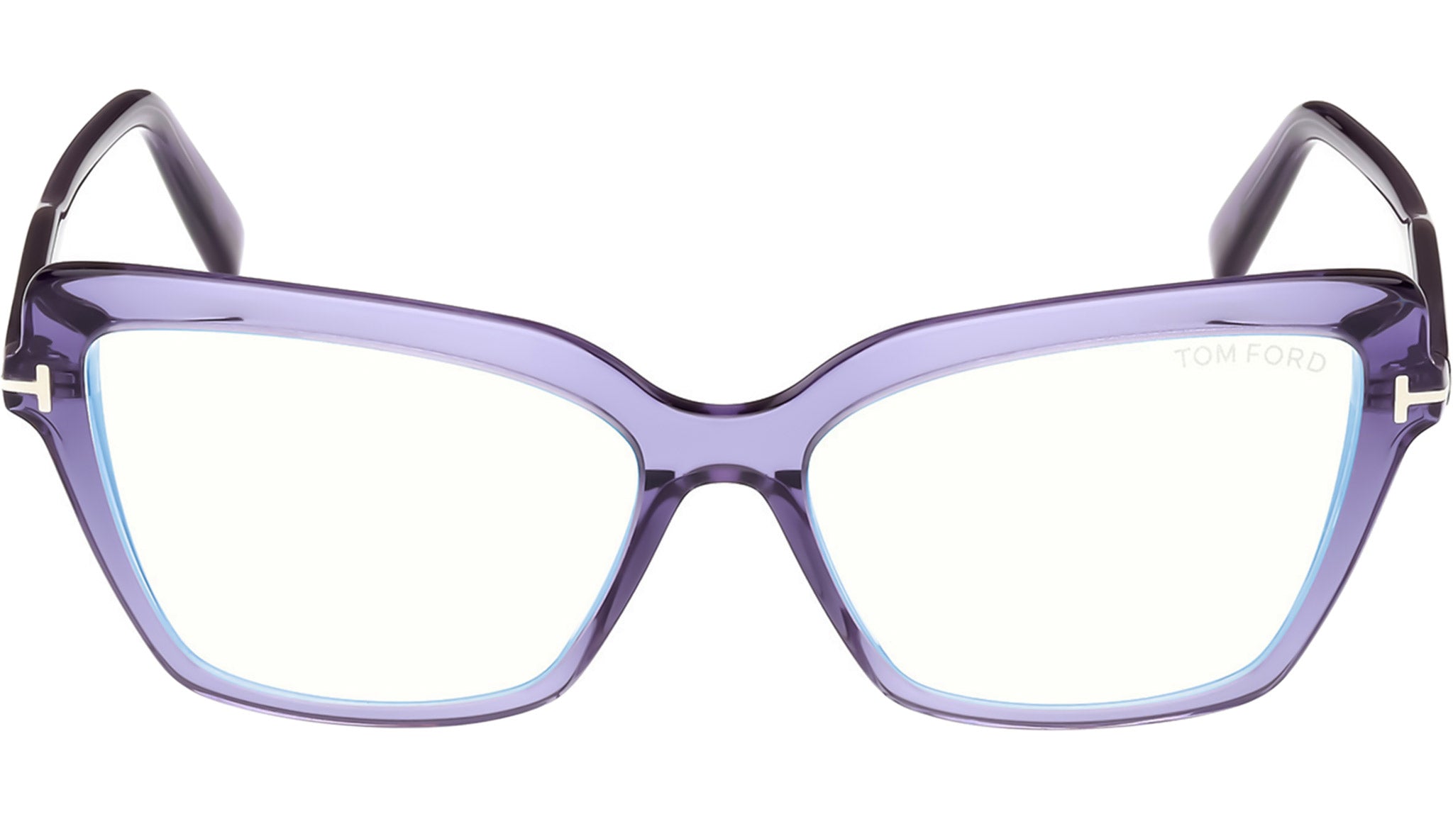 Occhiali da vista Tom Ford FT5948-B 081 Viola Lucido – Ottica