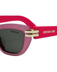 CDior B2U Shiny Pink Butterfly Sunglasses