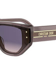 DiorSignature 15I Brown Geometric Sunglasses