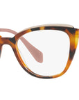 MU 02QV VX81O1 havana / top transparent brown