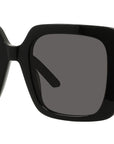 WilDior S3U Black Square Sunglasses