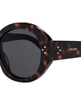 CELINE 3 Dots Havana Round Sunglasses