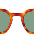 Tucker Havana Geometric Sunglasses