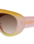 Triomphe Stamp Pink Pilot Sunglasses