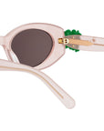 Dior Clover B1I Pink Oval Sunglasses