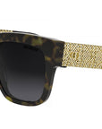 Diorésille S1I Shiny Black Squared Sunglasses
