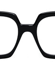 Triomphe Black Geometric Eyeglasses