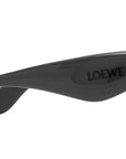 Inflated Black Cat Eye Sunglasses