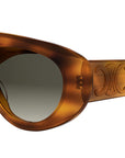 Triomphe Stamp Havana Pilot Sunglasses