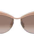 Tubogas Rose Gold Cat Eye Sunglasses