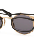 MM-0044 No.1 Black and Gold Sunglasses