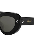 CELINE 3 Dots Black Cat Eye Sunglasses
