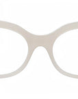 Pearl Grey Oval Eyeglasses