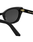 DiorMidnight B2I Black Cat Eye Sunglasses