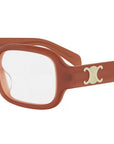 Triomphe Brown Rectangle Sunglasses