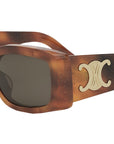 Triomphe Tortoise Rectangle Sunglasses