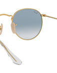 Round Flat Lenses RB3447N gold azure