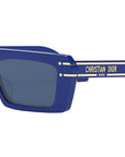 DiorSignature S2U Navy Geometric Sunglasses