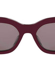 Maxi Triomphe Red Rectangular Sunglasses