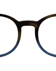 DiorBlackSuitO RI Havana Round Eyeglasses