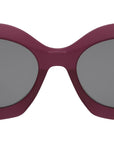 Triomphe Red Round Sunglasses