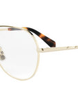 CELINE Metal Gold Pilot Eyeglasses