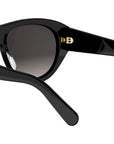 DiorGlow A1I Black Pilot Sunglasses