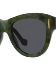 Anagram Green Geometric Sunglasses