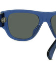 1970 Blue Geometric Sunglasses